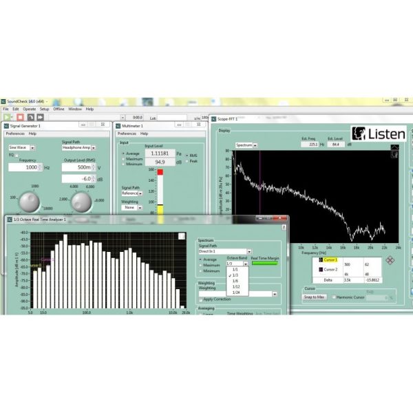 Listen SoundCheck 21 音频电声测试系统